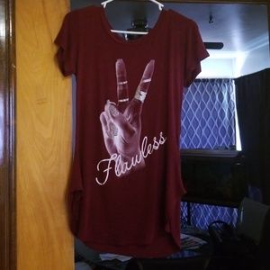 Beautiful top with silver shimmer detail